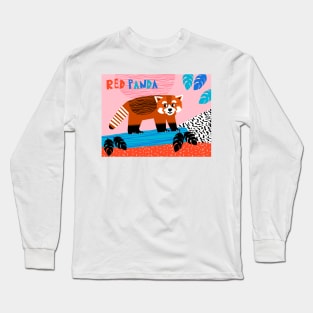 R is for Red Panda Long Sleeve T-Shirt